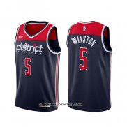 Maillot Washington Wizards Cassius Winston Association 2020-21 Bleu